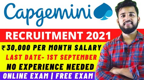 mycapgemini|Capgemini Recruitment Drive 2021 .
